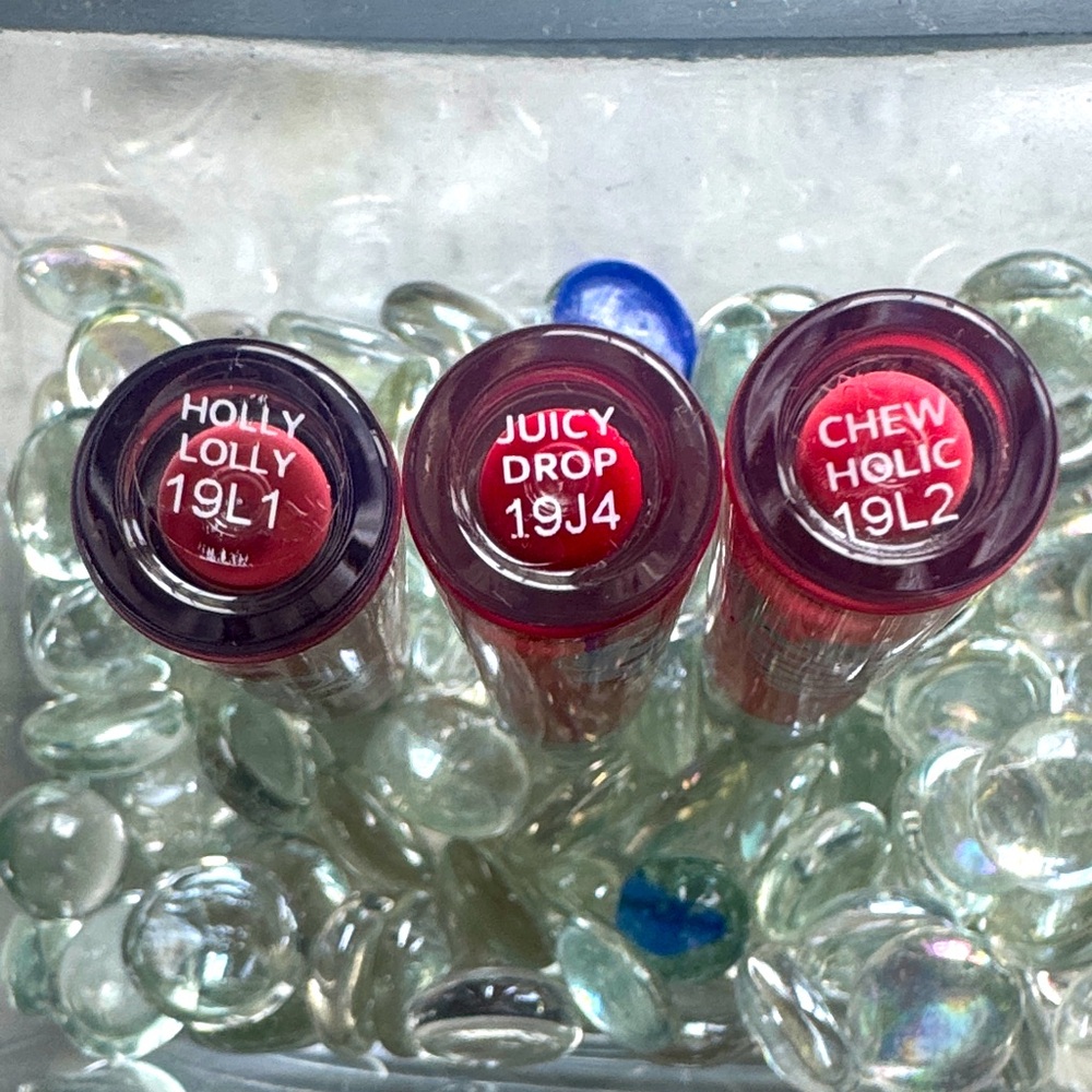 3x Colourpop x Bitti Lip Gloss, HOLLY JOLLY, JUICY DROP, CHEW HOLIC
